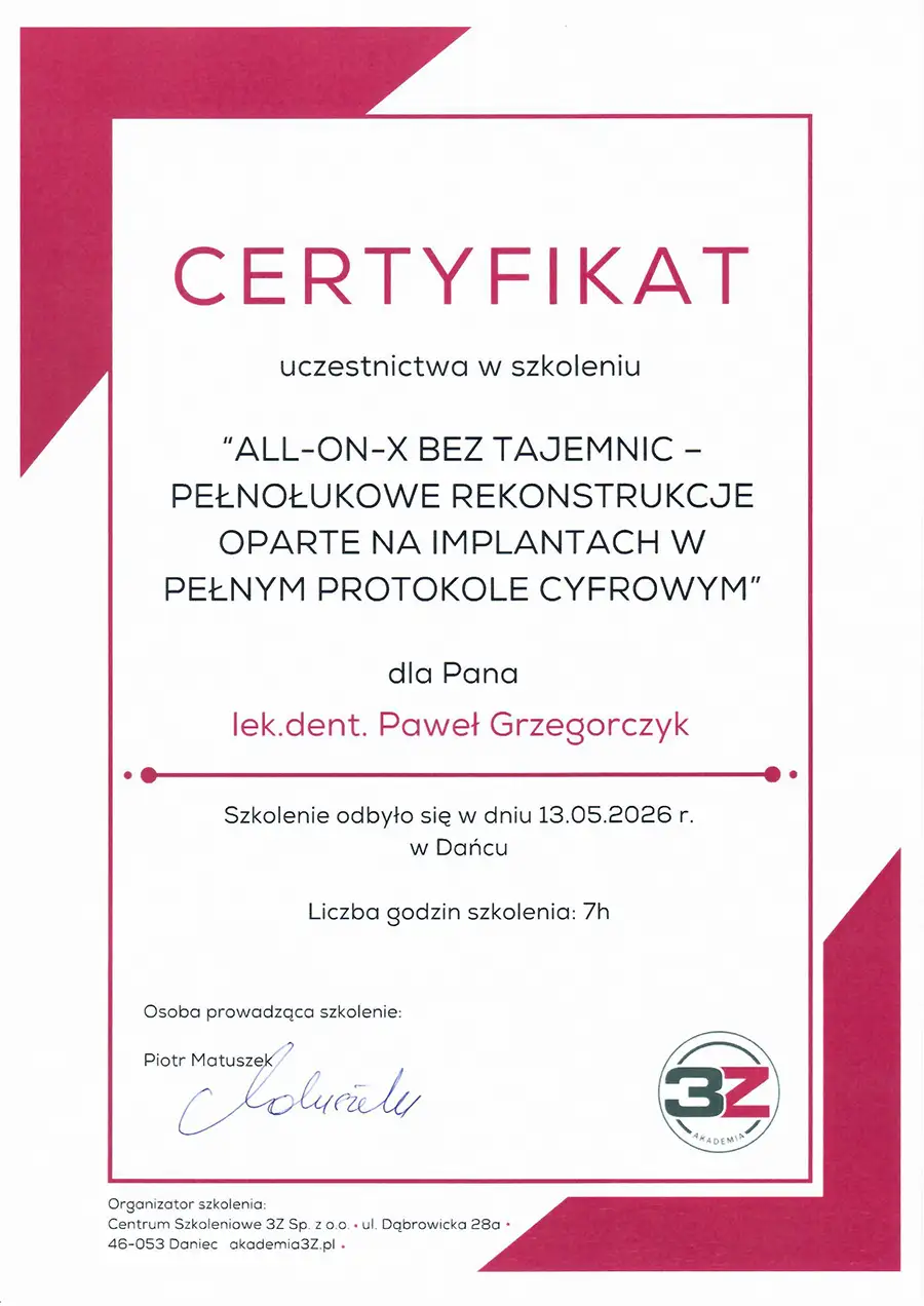all-on-x Paweł Grzegorczyk